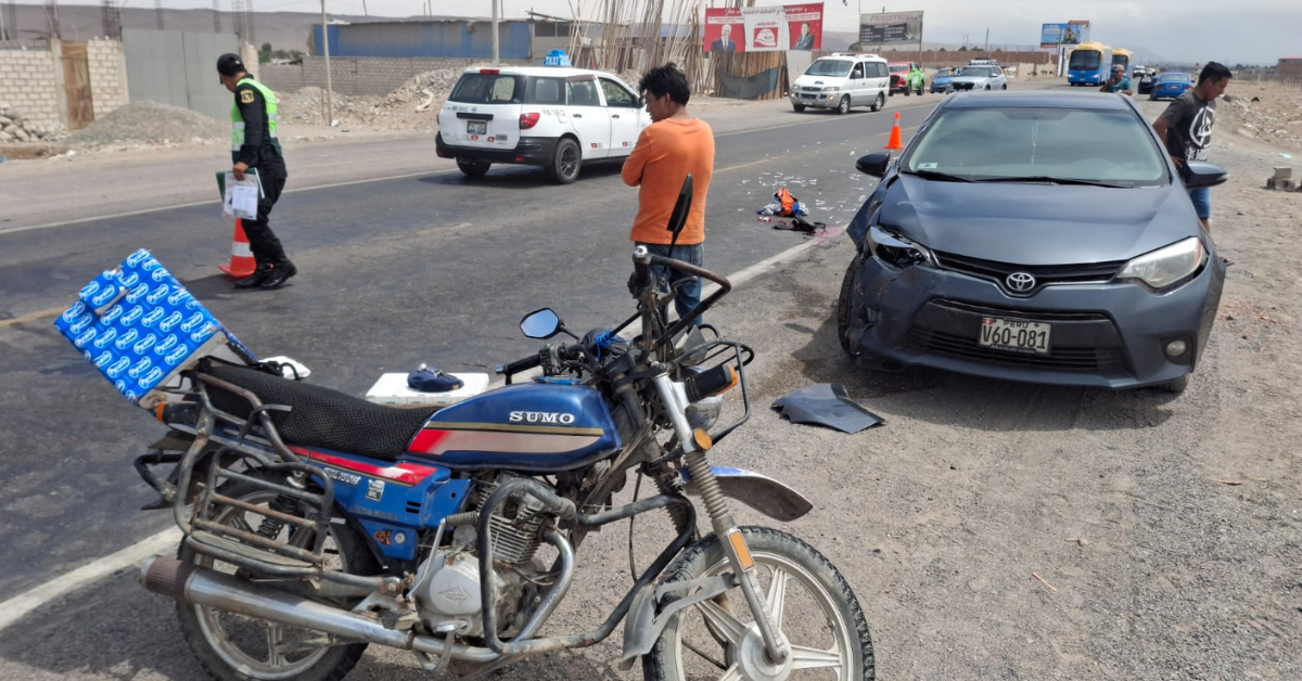 Accidente de motociclista en la costanera reabre debate sobre seguridad vial