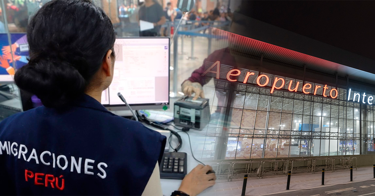 Migraciones impidió el ingreso de más de 1300 extranjeros en el nuevo aeropuerto Jorge Chávez en 2025