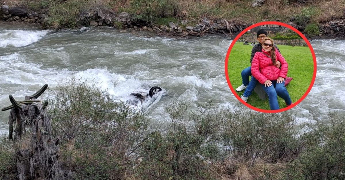 Tragedia en Yauyos: Esposos pierden la vida luego que el vehículo en el que viajaban cayera al río