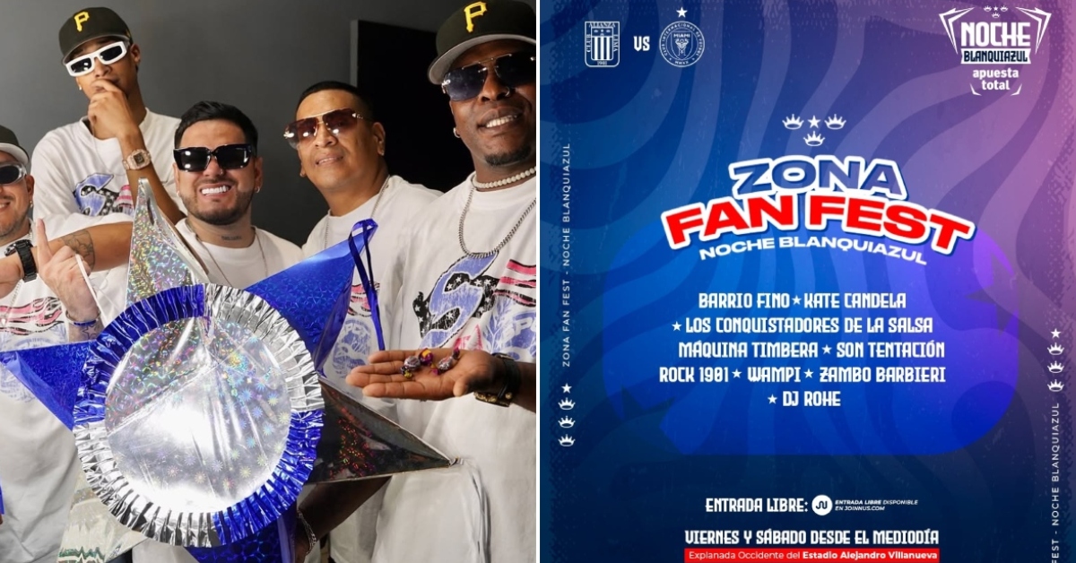 Alianza Lima: Se confirma show de Barrio Fino pese a que Bryan Torres está bajo investigación por tentativa de feminicidio