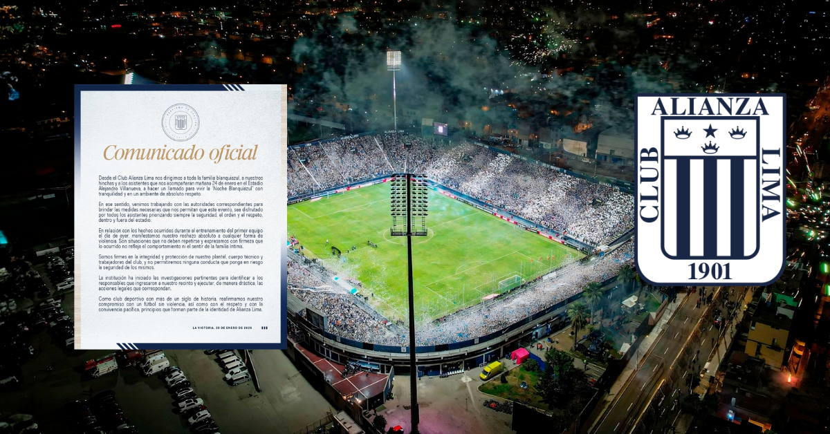 Alianza Lima lanza SORPRESIVO comunicado tras ataques de hinchas a futbolistas en medio de grave denuncia