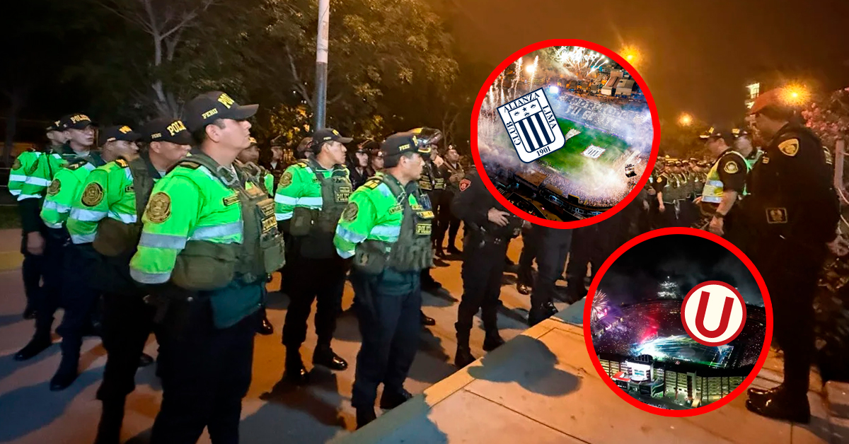 Noche Crema y Tarde Blanquiazul: PNP desplegará más de 4 mil policías para garantizar orden durante partidos