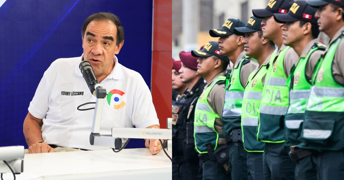 Yonhy Lescano propone reorganizar la PNP: "Tenemos que recuperar su prestigio"