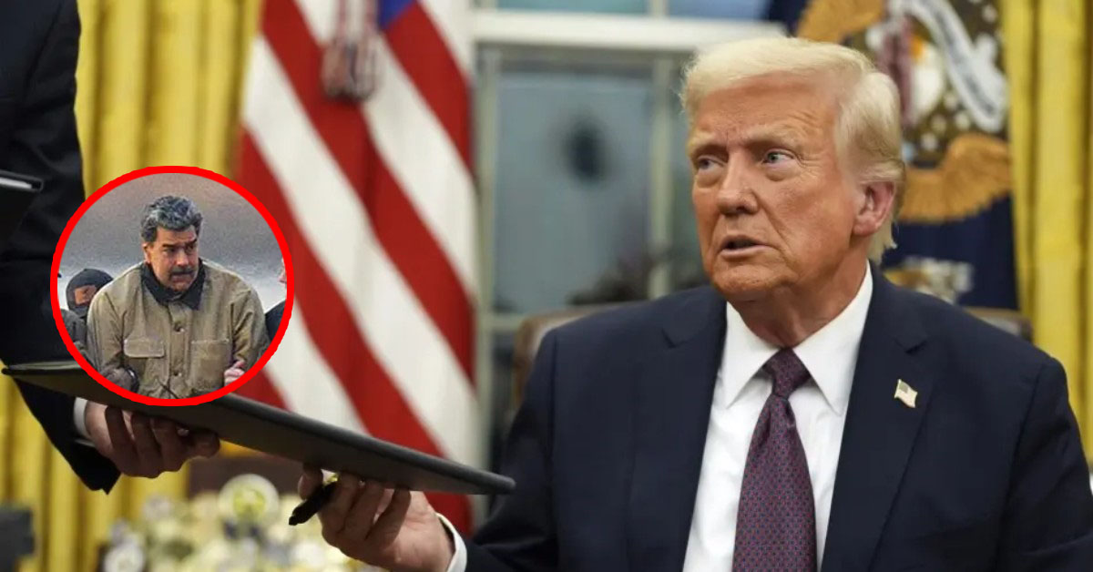 Donald Trump asegura que utilizó un arma secreta durante la captura de Nicolás Maduro