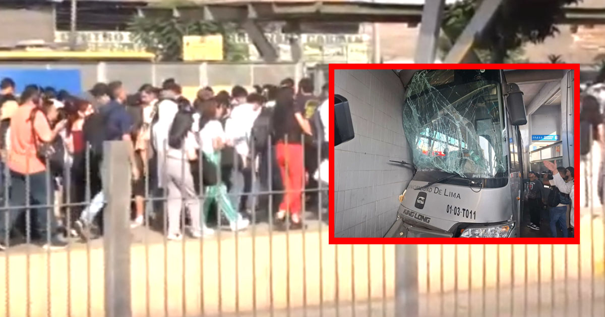 Accidente en el Metropolitano: Estación Naranjal colapsa tras violento impacto de bus con puente México