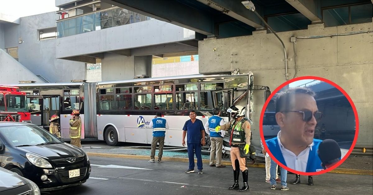 Accidente del Metropolitano: Presidente de ATU asegura que protocolos se activaron correctamente