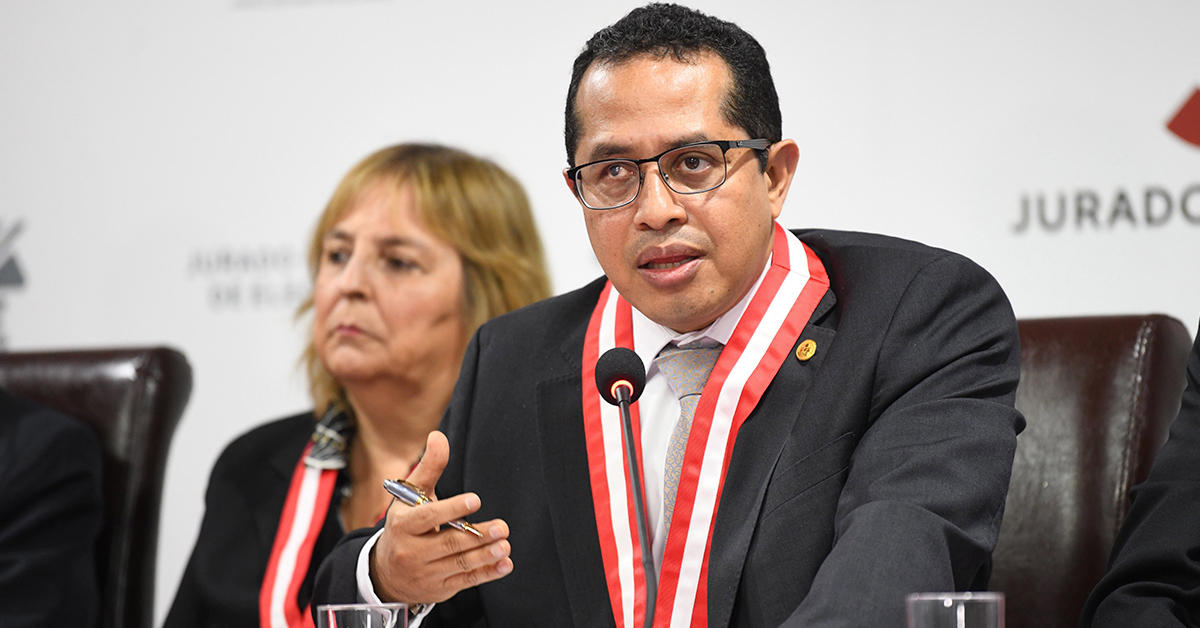 Elecciones 2026: Lista oficial de candidatos presidenciales se sabrá el 14 de marzo, según el presidente del JNE