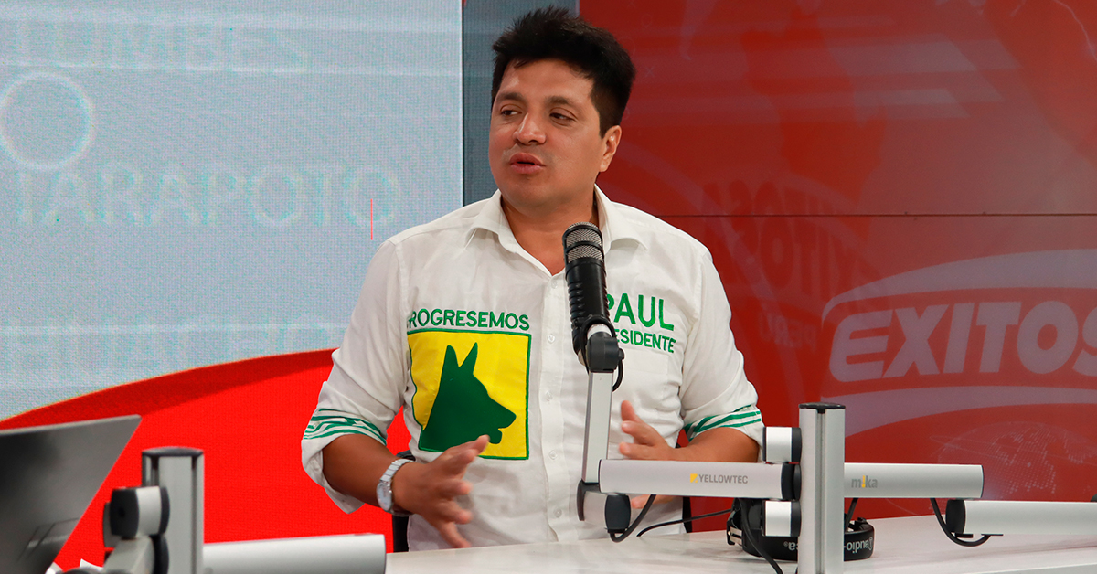Paul Jaimes plantea estado de sitio y retiro de la Corte IDH: "Dame seis meses y te pacifico el país"