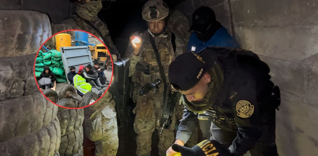 Comando Unificado Pataz captura en la bocamina "Porfiria" a dos miembros de "Los Zetas": Poseían material explosivo