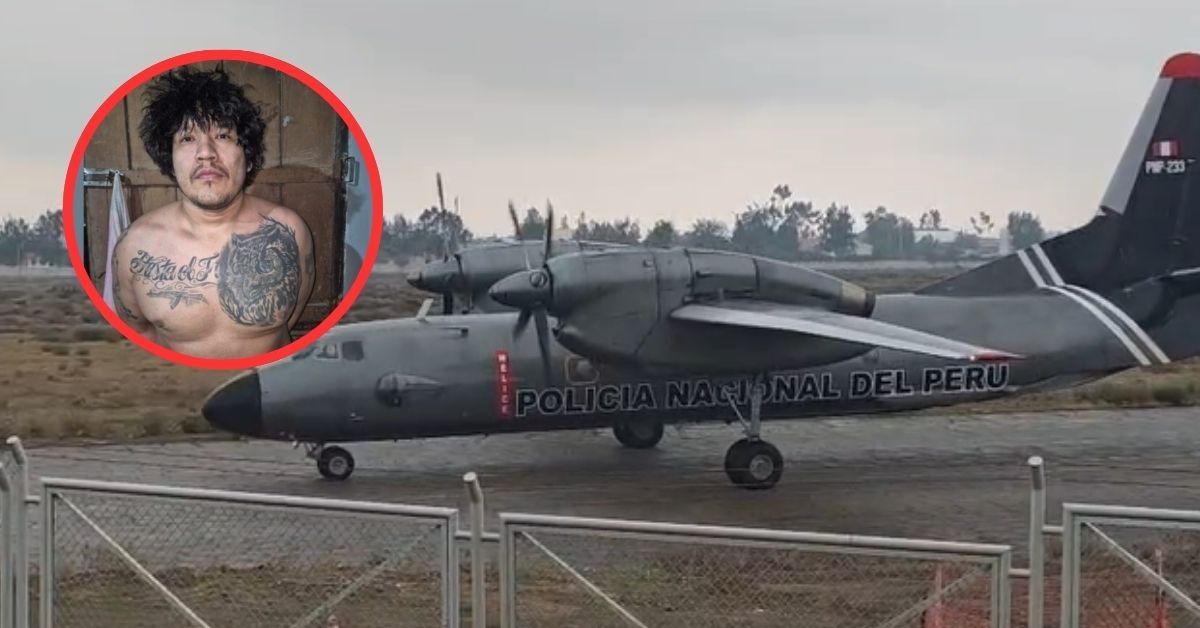 'El Monstruo' llegó al Perú: El avión que traslada a Erick Moreno aterrizó en Arequipa tras extraditarlo de Paraguay
