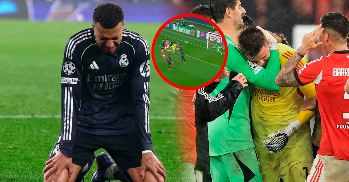 Mbappé tras derrota de Real Madrid ante Benfica: "El último gol para nosotros es una vergüenza"