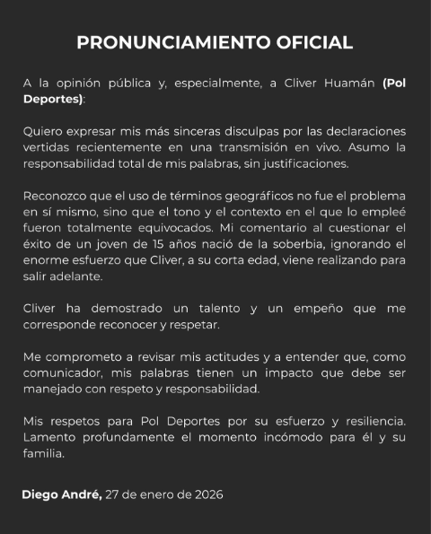 Pronunciamiento de streamer