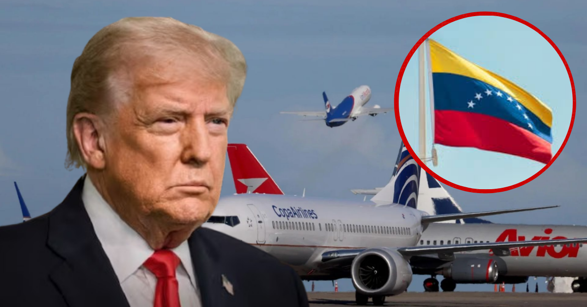 Donald Trump ordena la apertura de vuelos comerciales sobre Venezuela