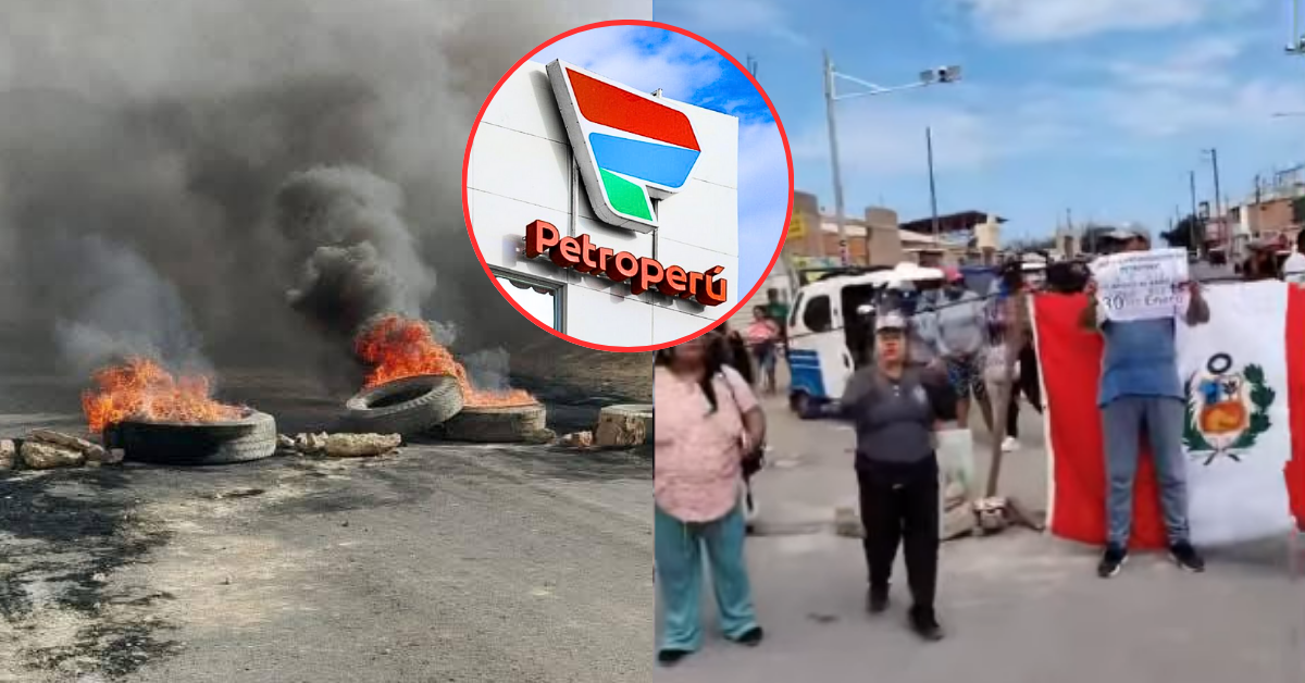 Talara: Protestantes bloquean carretera en rechazo a privatización de Petroperú