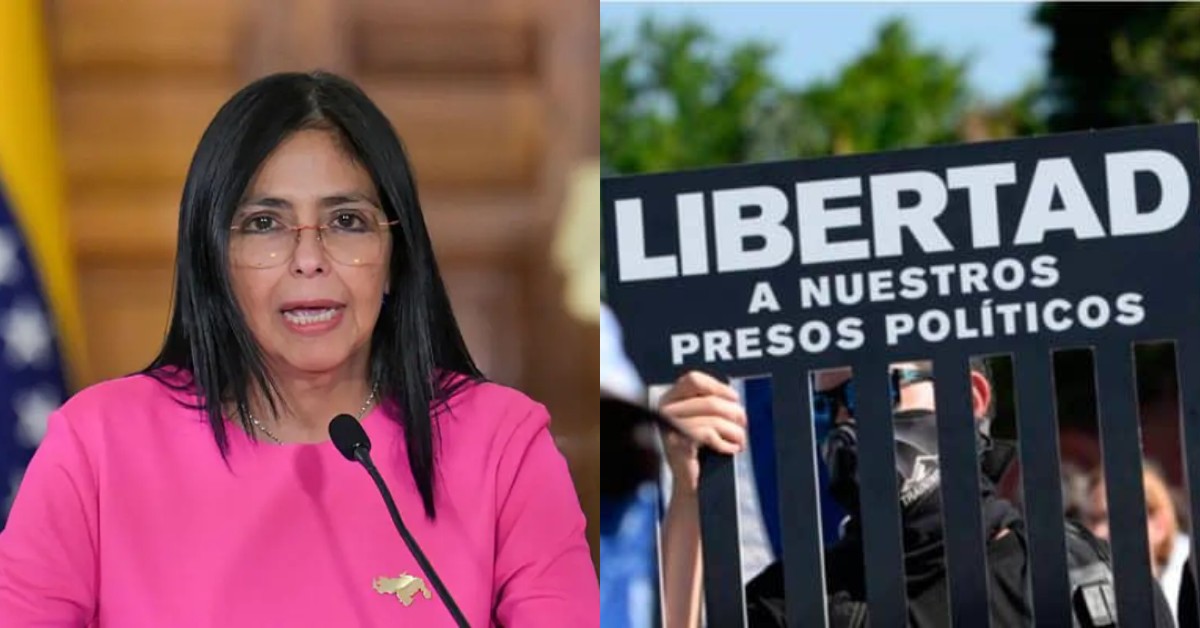 Delcy Rodríguez anuncia ley de amnistía general en beneficio de los presos políticos en Venezuela