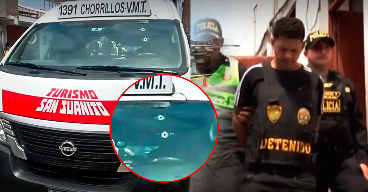 Chorrillos: PNP captura a dos sujetos implicados en ataque a conductor ...