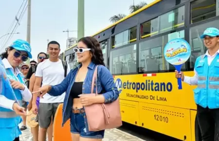 El bus playero del Metropolitano inicia recorridos este jueves 1 de enero.
