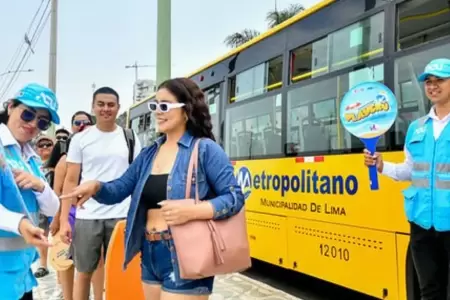 El bus playero del Metropolitano inicia recorridos este jueves 1 de enero.