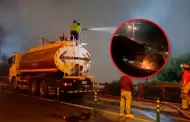 �Terrible!: Incendio se registra en Miraflores a solo una hora de empezar el A�o Nuevo
