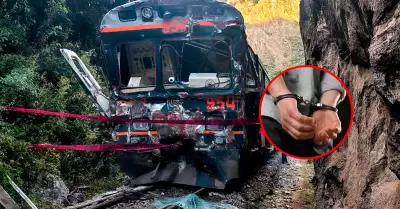 Cuatro personas fueron detenidas por el tr�gico choque de trenes.