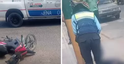 Joven motociclista muere tras impactar contra un muro