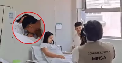 Maternidad de Lima present� a los primeros beb�s nacidos en 2026