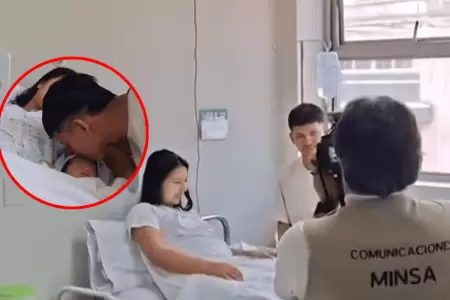 Maternidad de Lima present� a los primeros beb�s nacidos en 2026