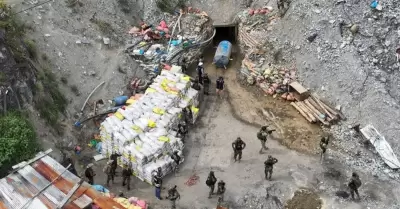 Fiscal�a investiga triple homicidio en mina de Pataz.