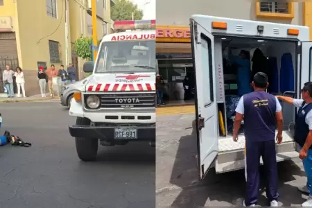 Anciano falleci� tras ser atropellado por motocicleta en Arequipa.