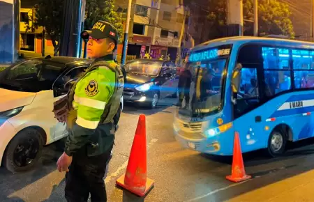 Contin�an operativos de control territorial en Lima Sur y Lima Este.