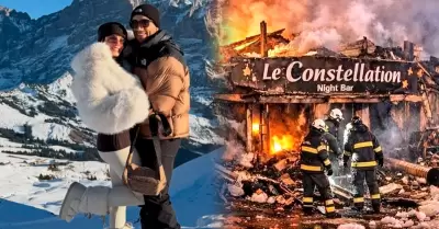 Said Palao y Alejandra Baigorria tras tragedia en Suiza.