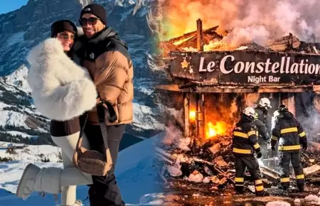 Said Palao y Alejandra Baigorria tras tragedia en Suiza.