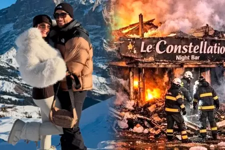 Said Palao y Alejandra Baigorria tras tragedia en Suiza.