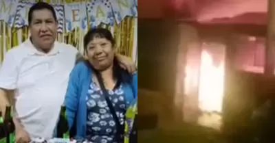 Mujer pierde la vida en incendio por intentar rescatar a su esposo.