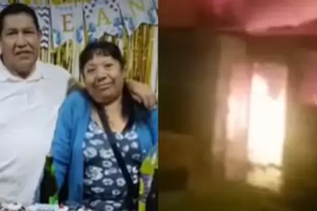 Mujer pierde la vida en incendio por intentar rescatar a su esposo.