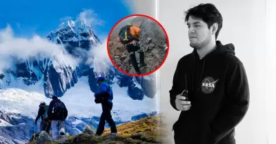 Joven ingres� con gu�a informal y cay� durante su escalada.