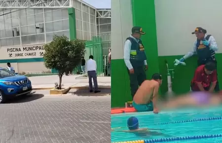 Joven mur� ahogada en piscina p�blica de Arequipa.