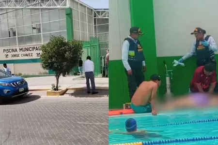 Joven mur� ahogada en piscina p�blica de Arequipa.