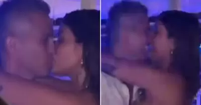 Shirley Arica se besa con exjugador de futsal