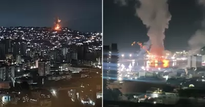 Reportan explosiones en Caracas, capital de Venezuela