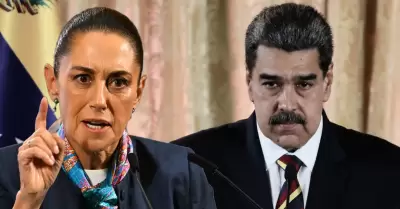 Claudia Sheinbaum y Nicol�s Maduro.