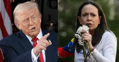 Trump cuestiona capacidad de Mar�a Corina Machado para liderar Venezuela