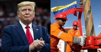Donald Trump asegur� que EE.UU. explotar� y vender� petr�leo de Venezuela.