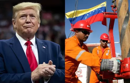 Donald Trump asegur� que EE.UU. explotar� y vender� petr�leo de Venezuela.