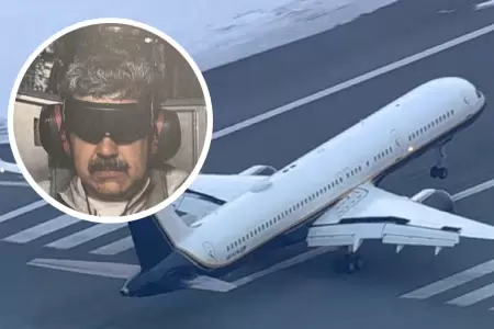 Nicol�s Maduro arrib� a Nueva York donde ser� juzgado.