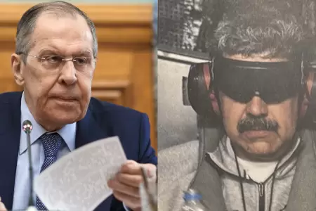 Canciller de Rusia exige a EE.UU. la liberaci�n de Nicol�s Maduro.