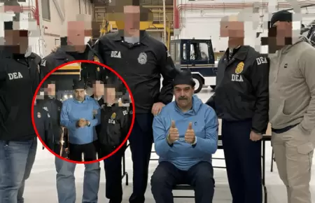 Estas son las primeras im�genes de Nicol�s Maduro al arribar a Estados Unidos