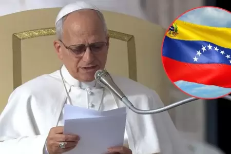 Papa Le�n XIV se pronunci� sobre Venezuela.