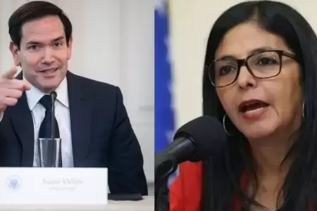 Marco Rubio / Delcy Rodr�guez.