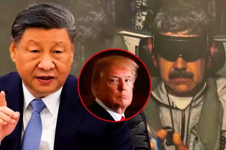 Gobierno de China exige a Trump liberar a Nicol�s Maduro y esposa.